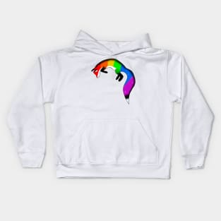 Rainbow Fox Kids Hoodie